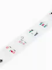 Серый наклейки новогодние, поощрительные, детские, для творчества в рулоне,стикеры 500 шт