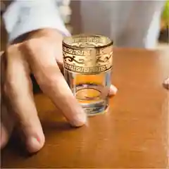 Стопки для водки, подарочный набор 6 шт., 60 мл, золото PROMSIZ коллекция Версаль