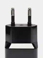 Черный зарядное устройство Borofone BA59A (1xUSB, QC 3.0, 18W+ опц.кабель Micro-USB или Type-C)