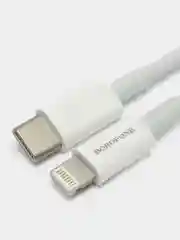 Белый зарядное устройство Borofone BA38A Plus (Type-C, 3A, PD20W, QC3.0+кабель для Apple iPhone)