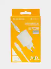 Белый зарядное устройство Borofone BA38A Plus (Type-C, 3A, PD20W, QC3.0+кабель для Apple iPhone)