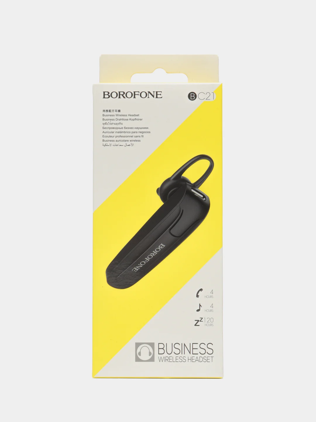 Черный bluetooth-гарнитура Borofone BC21