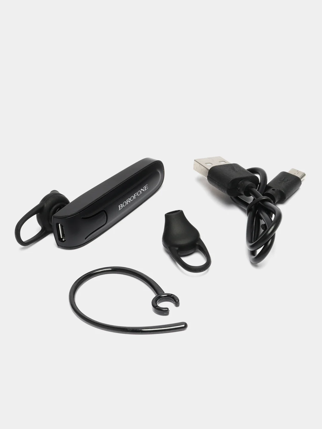 Черный bluetooth-гарнитура Borofone BC21
