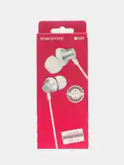 Белый наушники с микрофоном Borofone BM35 3.5mm Jack