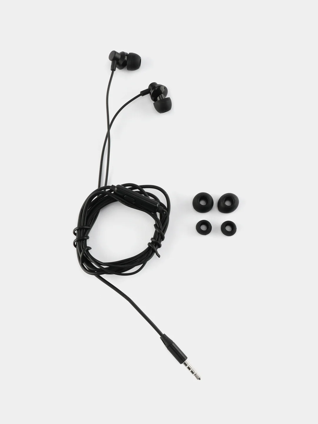 Черный наушники с микрофоном Borofone BM35 3.5mm Jack