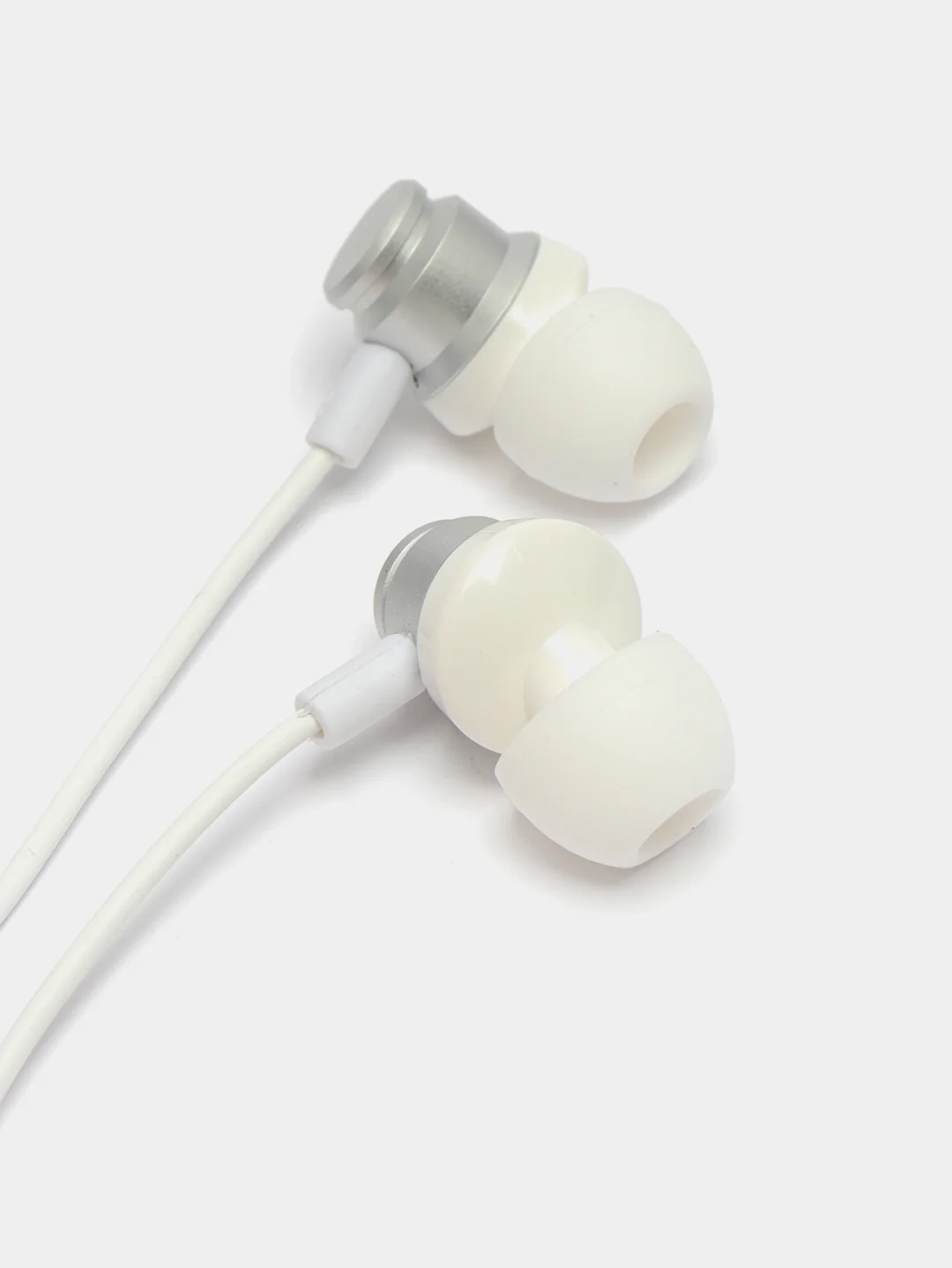Белый наушники с микрофоном Borofone BM62 3.5 mm Jack