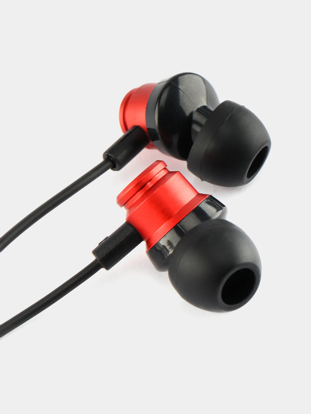 Красный наушники с микрофоном Borofone BM62 3.5 mm Jack