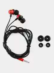 Красный наушники с микрофоном Borofone BM62 3.5 mm Jack