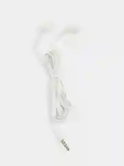 Белый наушники с микрофоном и плоским кабелем Borofone BM23 3.5mm Jack