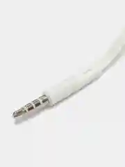 Белый наушники с микрофоном и плоским кабелем Borofone BM23 3.5mm Jack