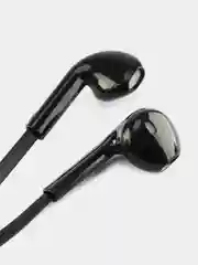 Черный наушники с микрофоном и плоским кабелем Borofone BM23 3.5mm Jack