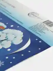 Новогодние наклейки на окна Новогодние домики
