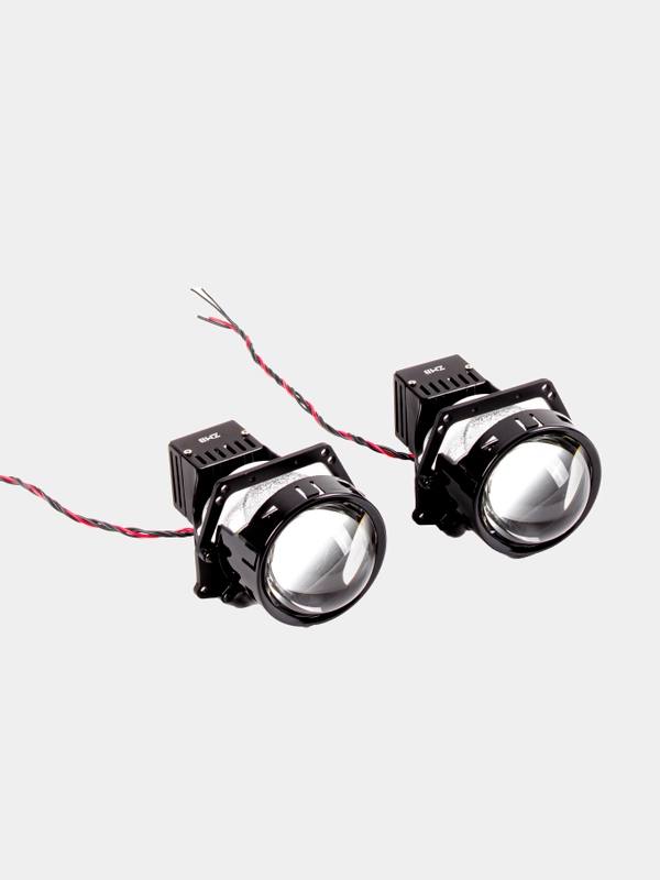 Светодиодные Би Линзы (би лед) в фары K12, Биксенон, Bi-LED 12V
