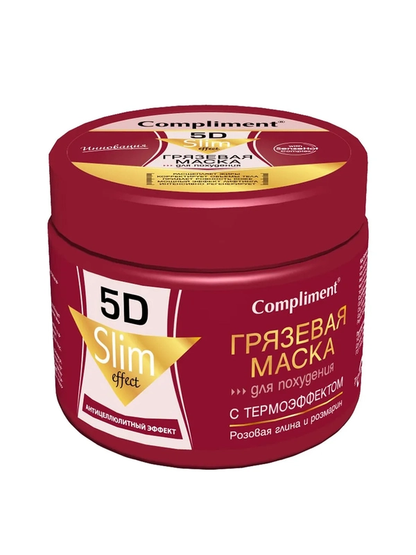 Compliment 5D Грязевая маска для похудения с термо-эффектом 500 мл