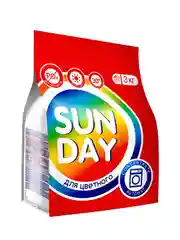Средство моющее синтетическое порошкообразное "Sunday" автомат для цветного, 3 кг