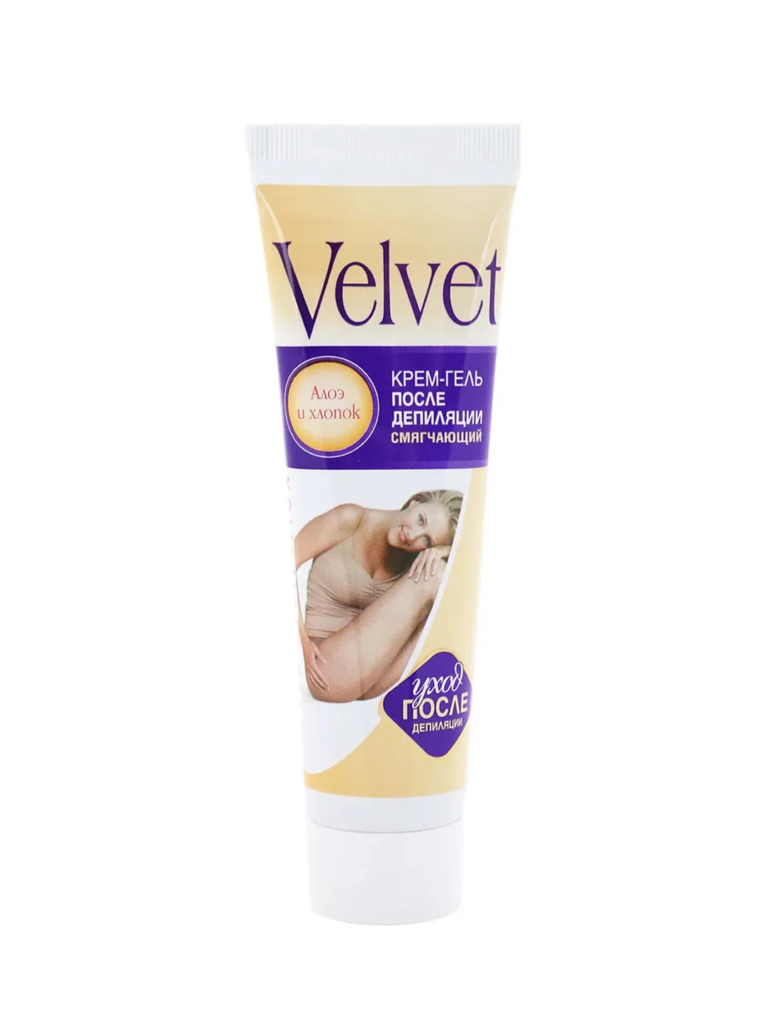 Velvet Крем-гель после депиляции смягчс алоэ и хлопком 100 мл