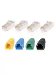 Разноцветный колпачок RJ-45, 4 штуки