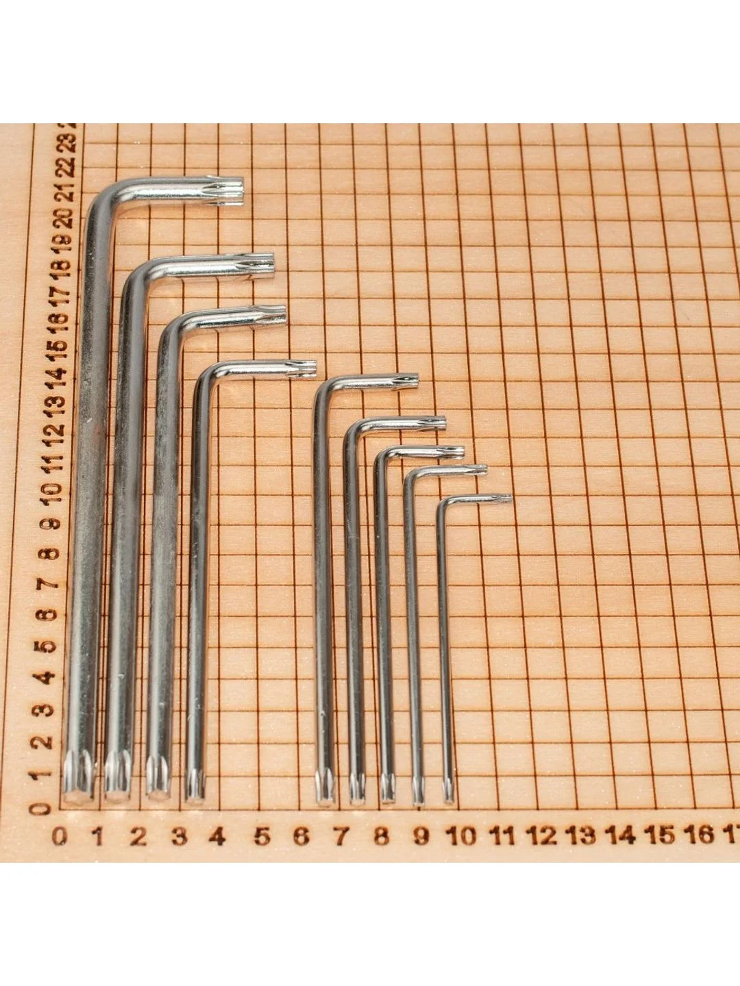 Набор ключей-звездочка Torx 9 штук