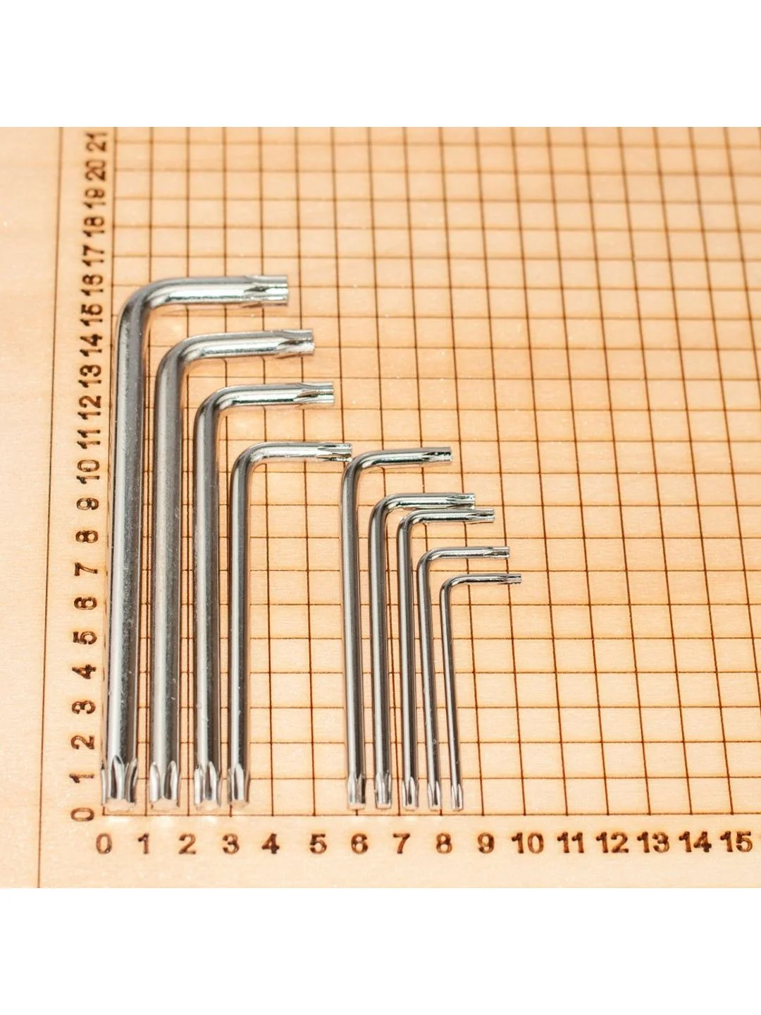 Набор ключей-звездочка Torx 9 штук