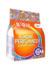 Средство моющее синт. порошкообразное "Sunday" автомат для цветного парфюмированное, 3 кг