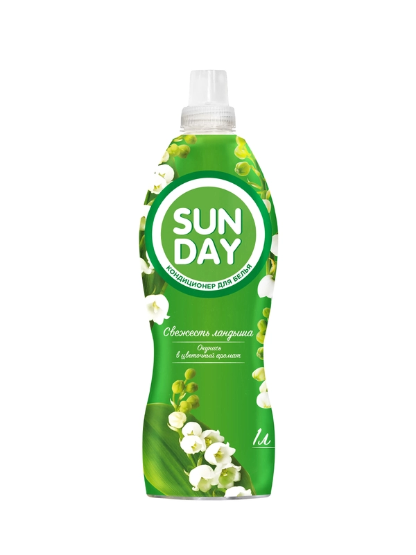 Кондиционер для белья "Sunday Свежесть ландыша" 1 литр