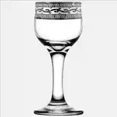 Рюмки для водки, подарочный набор 6 шт., 55 мл. серебро PROMSIZ коллекция Версаль 55 мл