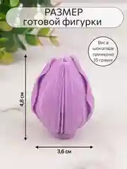 Силиконовая форма для шоколада Цветок Тюльпан