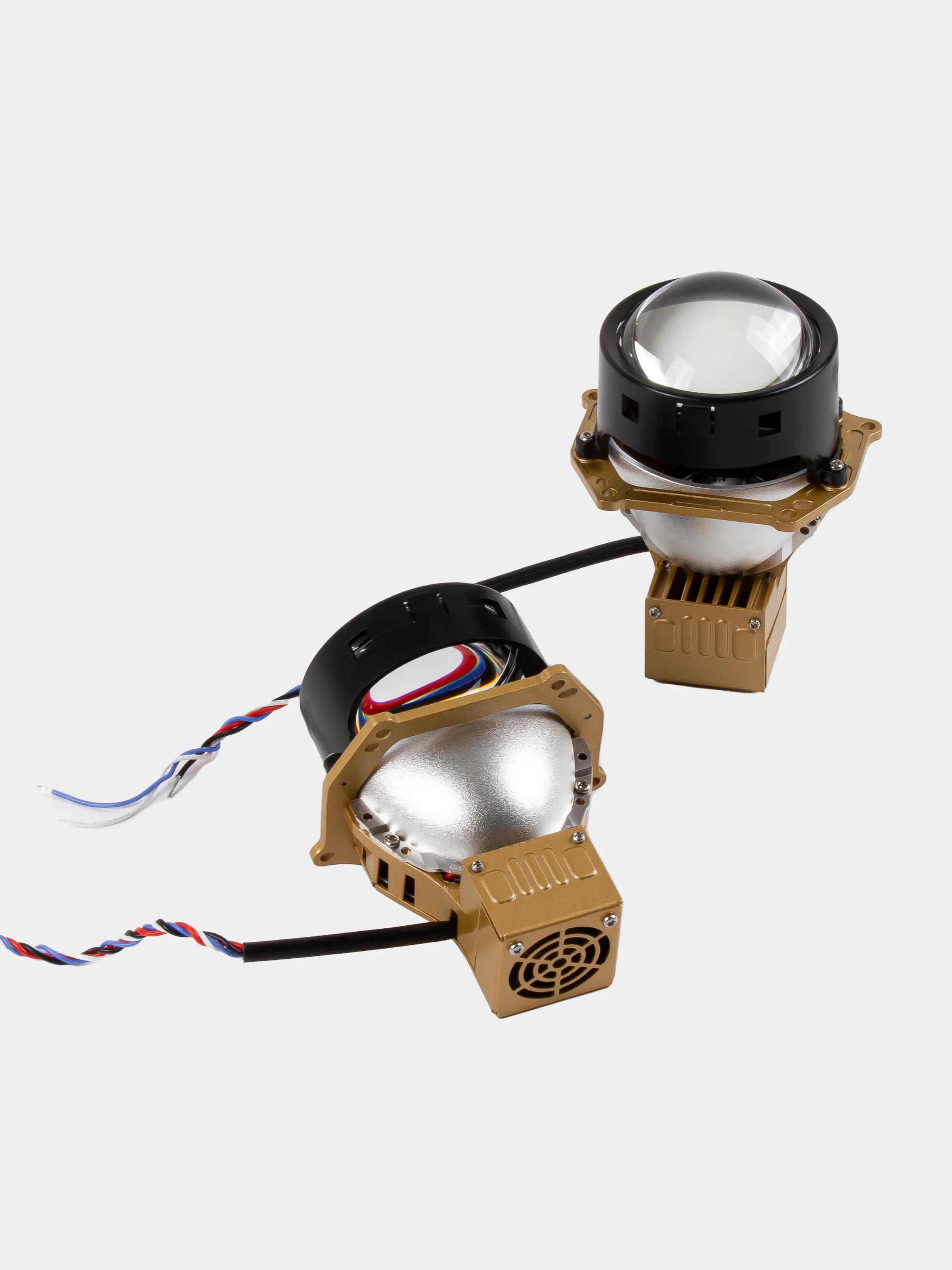 Светодиодные Би Линзы (би лед) в фары K4, Биксенон, Bi-LED 12V
