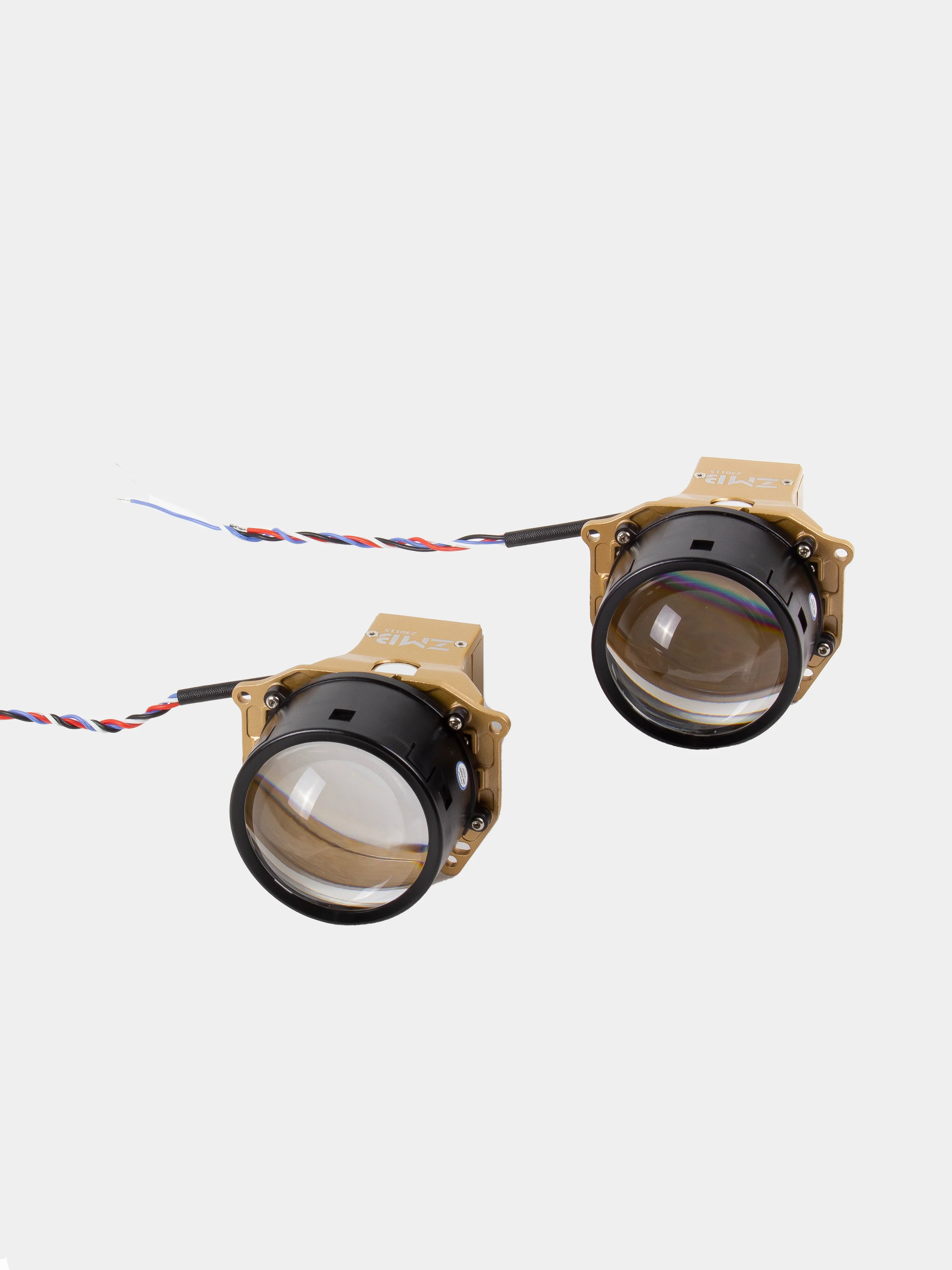Светодиодные Би Линзы (би лед) в фары K4, Биксенон, Bi-LED 12V