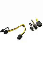 Переходник питания для видеокарт 6pin-> 8pin, 10 см