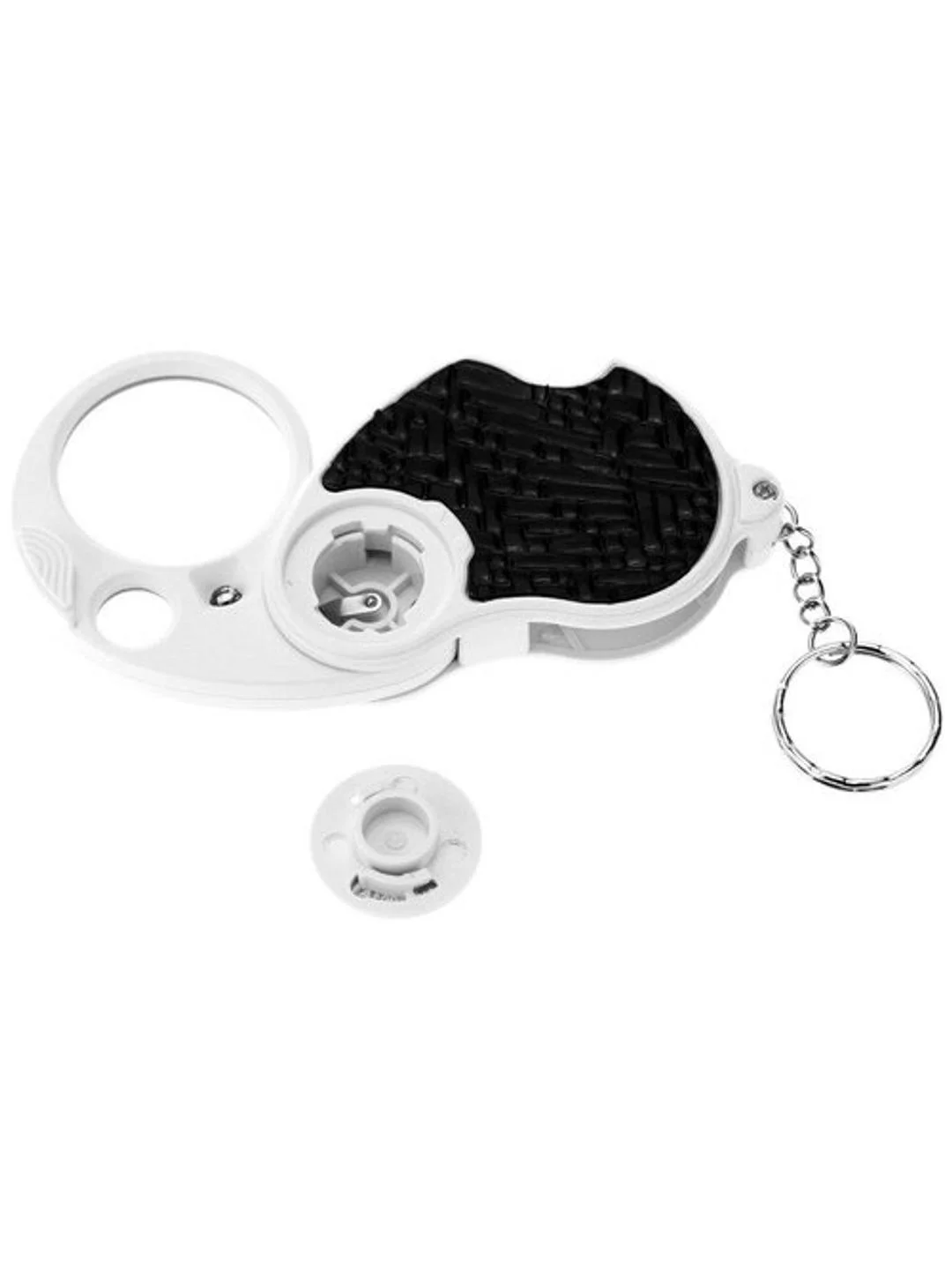 Лупа ювелирная Pro Legend 40х-25мм с подсветкой (2 LED)