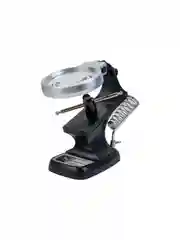 Лупа настольная 2.5x/7.5x/10x третья рука с держателем и подсветкой (5 LED)