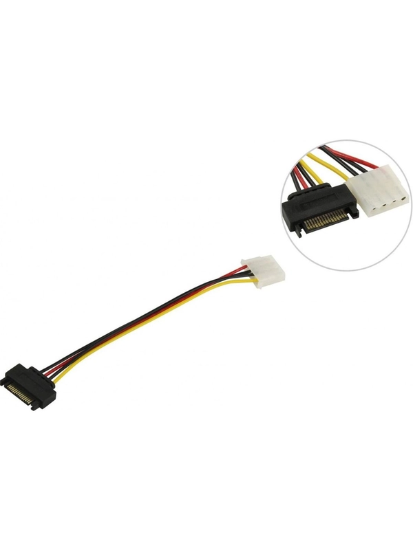 Кабель удлиннитель питания для видеокарты 6pin 6M-6F, 20см