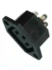 Вилка сетевая "3 PIN" пластик на корпус 250V 10A, Pro Legend