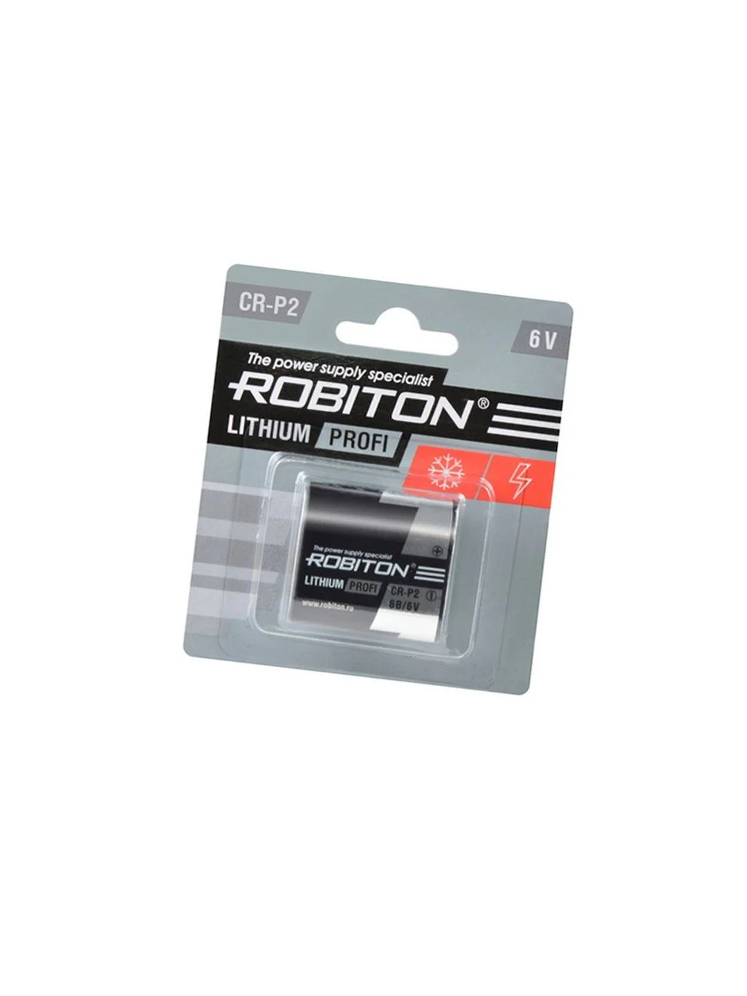 Элемент питания  ROBITON PROFI CR-P2 BL1