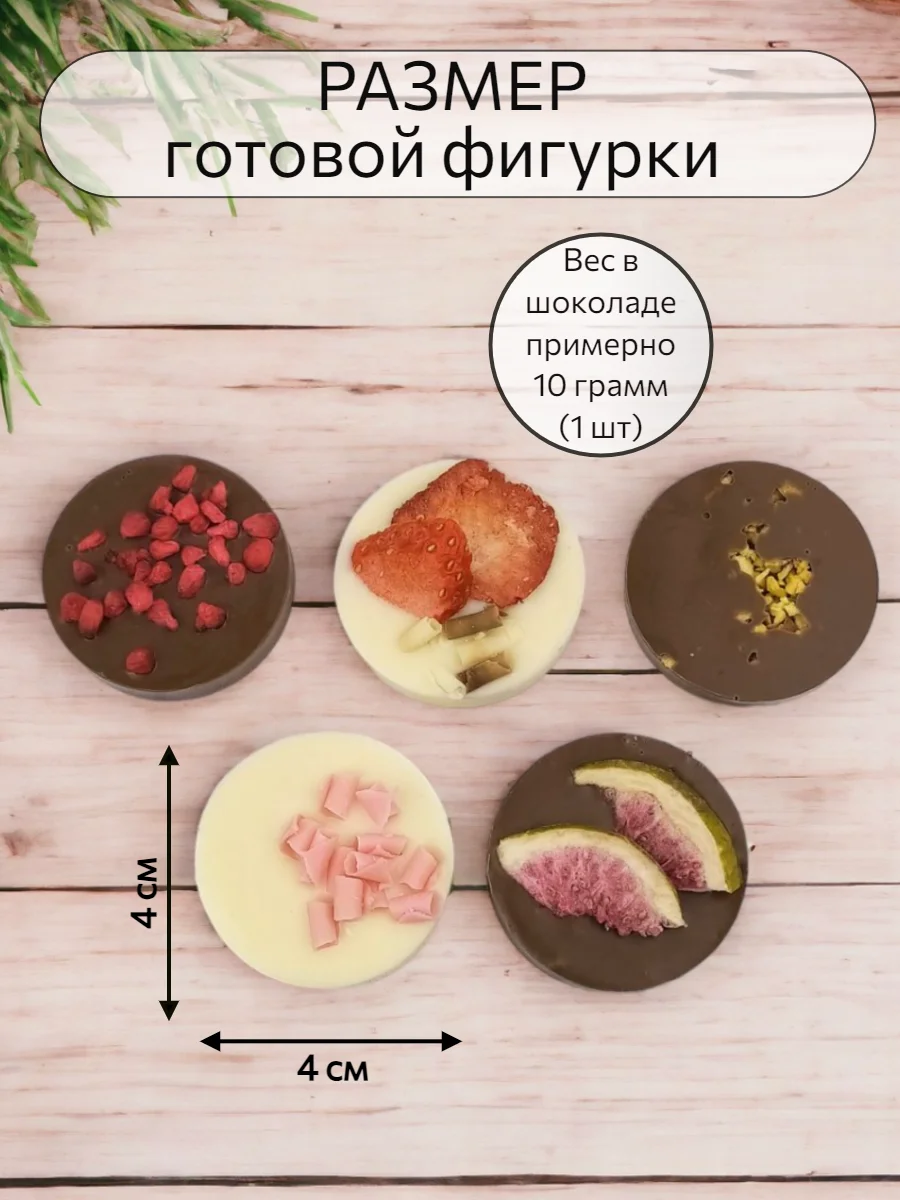 Силиконовая форма "Медианты" 5 см