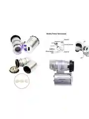 Микроскоп Pro Legend 60x мини, с подсветкой (1 LED) и ультрафиолетом