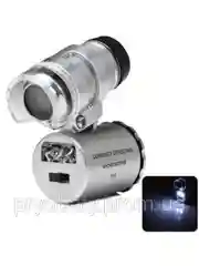 Микроскоп Pro Legend 60x мини, с подсветкой (1 LED) и ультрафиолетом