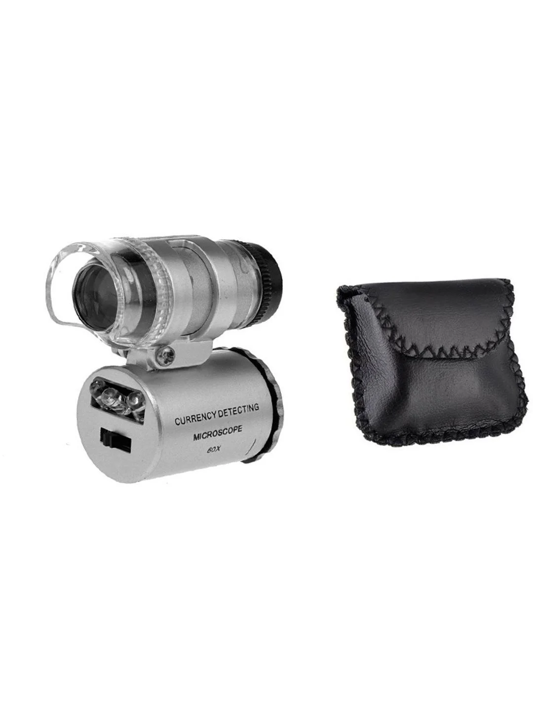 Микроскоп Pro Legend 60x мини, с подсветкой (1 LED) и ультрафиолетом