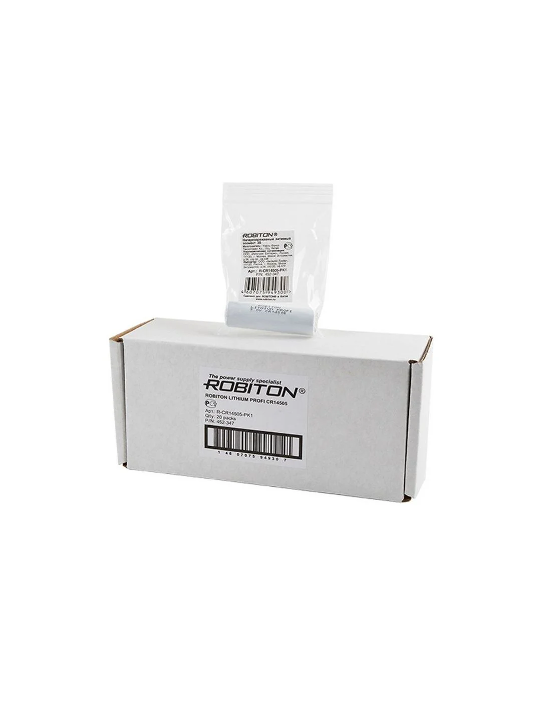 Элемент питания ROBITON PROFI CR14505 AA PK1