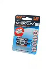 Аккумулятор ROBITON 2500MHAA-2 BL2