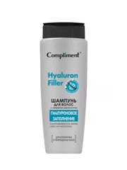 Compliment Шампунь для волос с эффектом керапластики Hyaluron Filler, 400мл