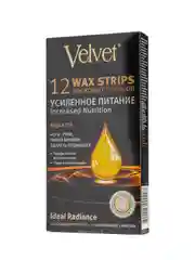 Velvet Восковые полоски для тела Argan oil Усиленное питание (12 шт)