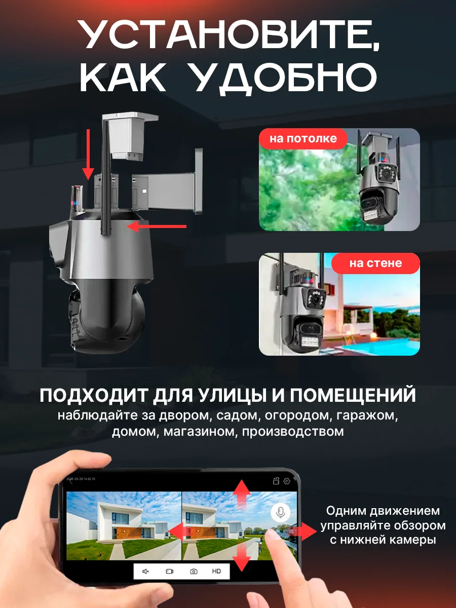 Камера видеонаблюдения 4g