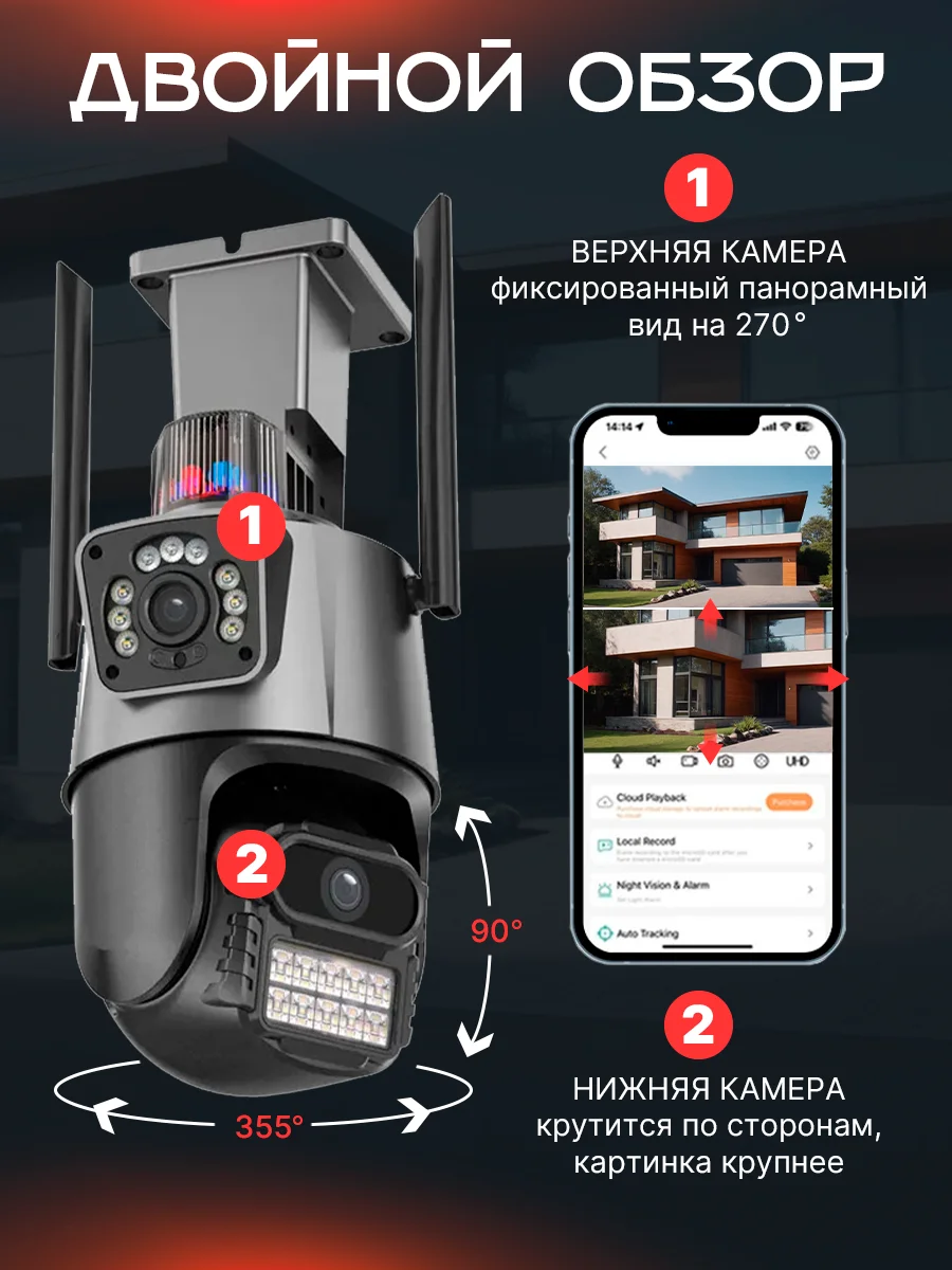 Камера видеонаблюдения 4g