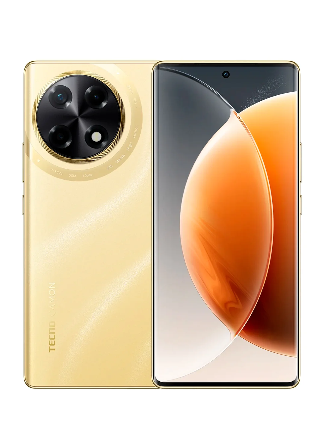 Золотой смартфон TECNO CAMON 30S CLA5 256+8