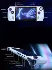 Белый игровая консоль Asus ROG Ally Z1 Extreme 512 Gb (RC71L-NH001W)