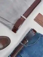 Ремень кожаный для брюк и джинс