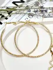 Золотой серьги женские, набор