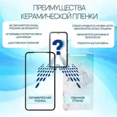 Защитная керамическая пленка Xiaomi Redmi Note 10 / Note 10S / Poco M3 Pro